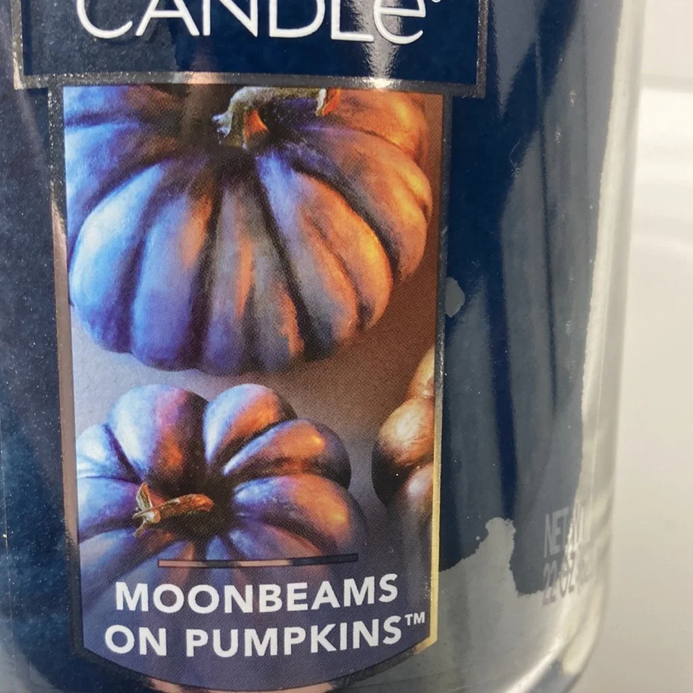 Yankee Candle Moonbeams On Pumpkins 22oz Jar Candle Discontinued Fragrance
